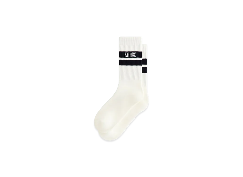 Kith Calf Stripe Socks "Silk"