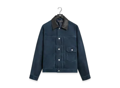 Kith Suede Alonzo Jacket "Blue Heron"