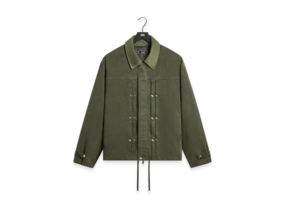 Kith Washed Canvas Ariel Blouson Jacket "Cypress"
