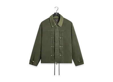 Kith Washed Canvas Ariel Blouson Jacket "Cypress"