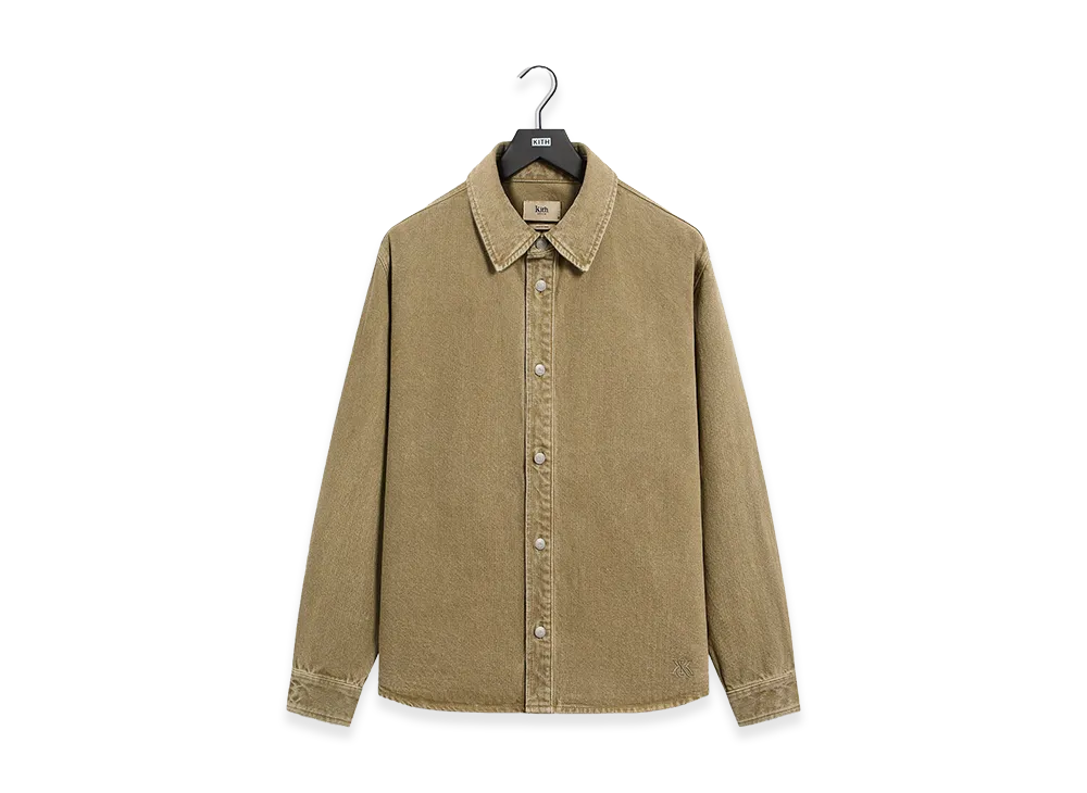 Kith Herringbone Denim Apollo Shirt "Deliver"