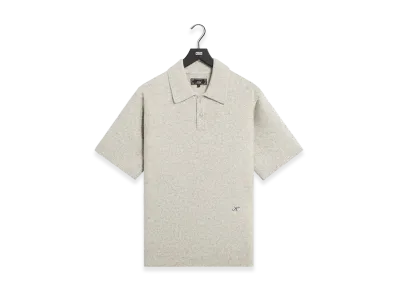 Kith Boucle Tobey Polo "Light Heather Grey"