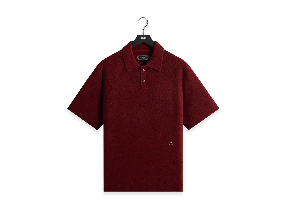 Kith Boucle Tobey Polo "Light Heather Grey"