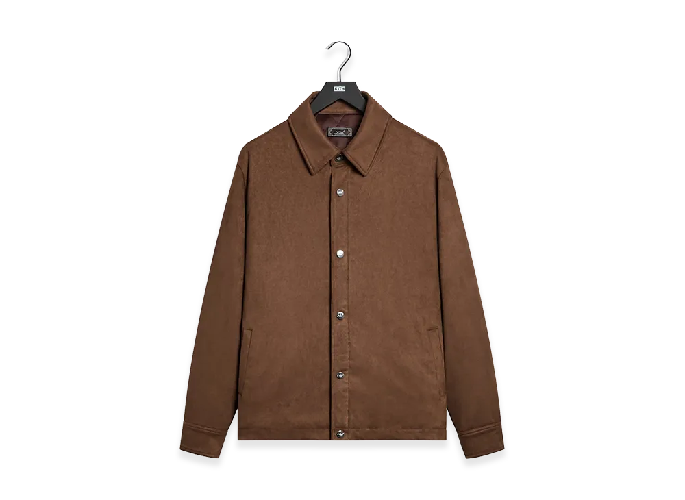 Kith Microsuede Bonded Brixton Shirt Jacket "Hurricane"
