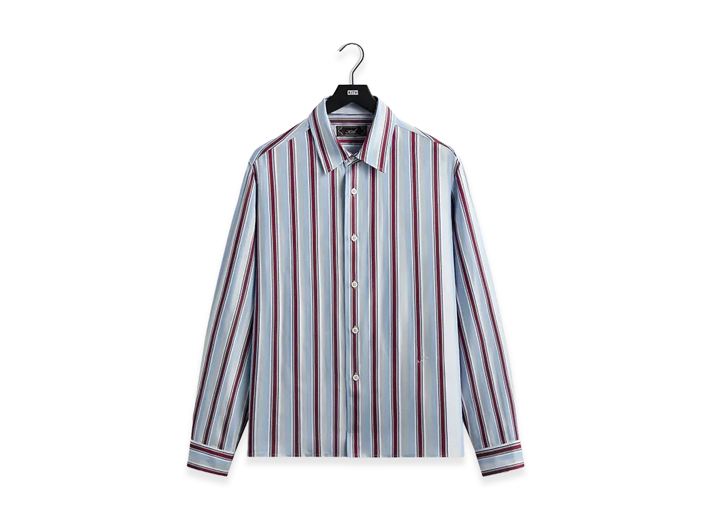 Kith Striped Jacquard Thompson Shirt "Tin"