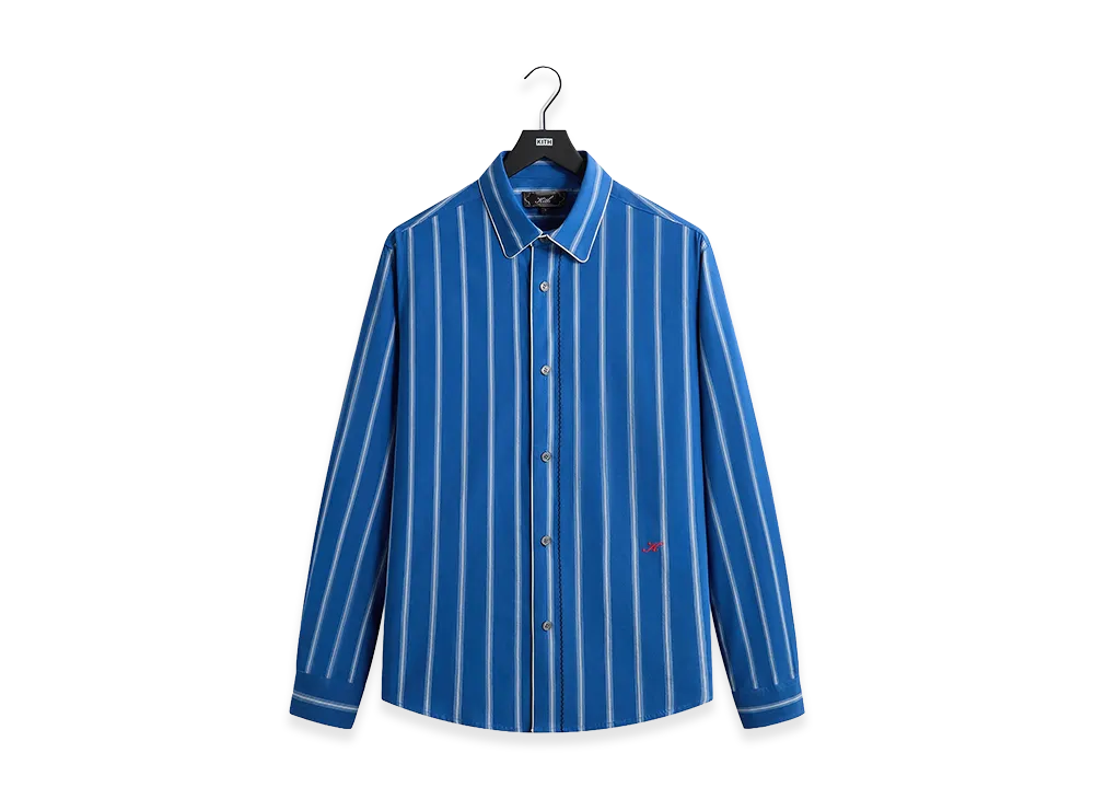 Kith Striped Poplin Georgie Shirt "Excellence"