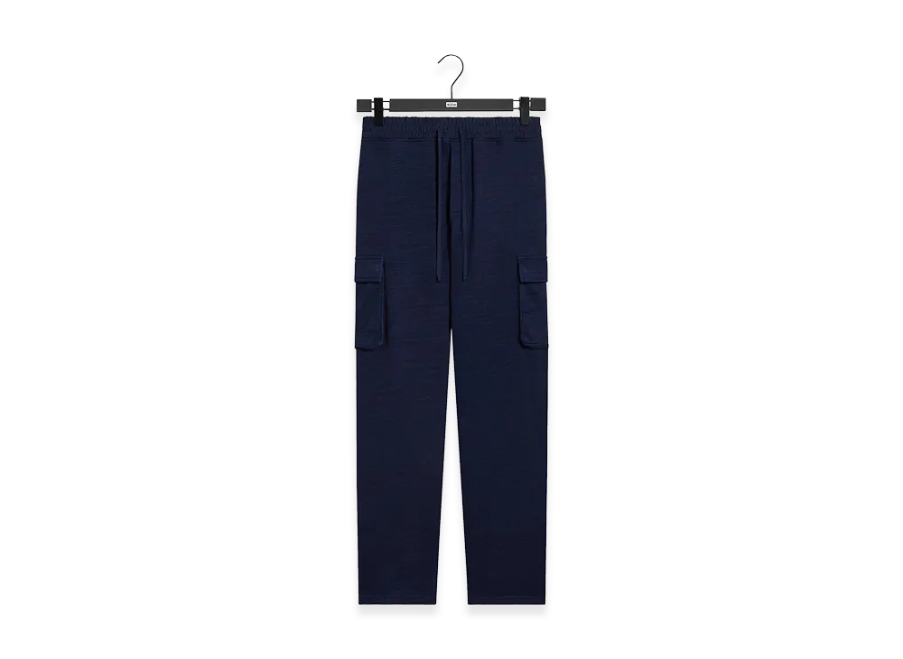 Kith Indigo Fleece Bryson Cargo Sweatpant "Raw Indigo"