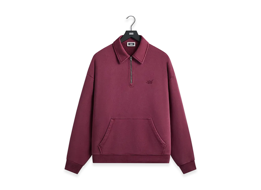 Kith Quarter Zip Popover Sweatshirt "Essence"