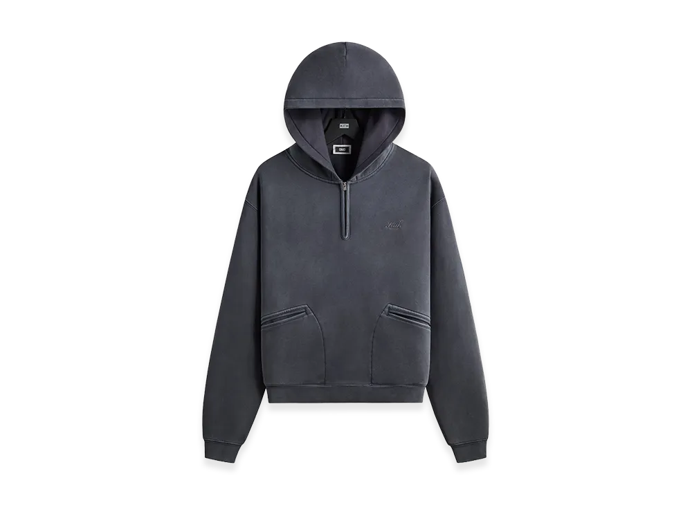 Kith Wilder Quarter Zip Hoodie "Void"