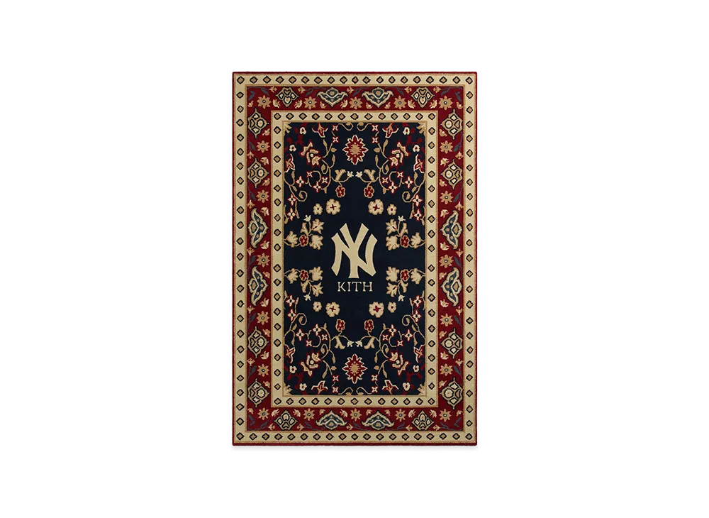 Kith x Kasra Rugs x The New York Yankees 8' x 10' Hand-Knotted Rug "Multi"