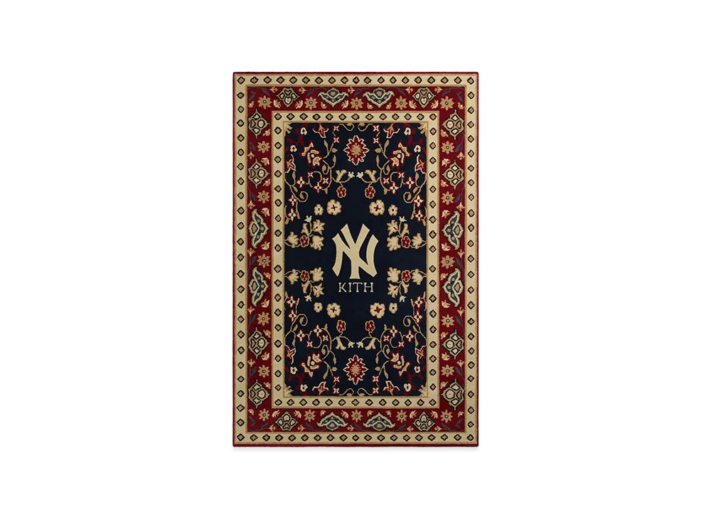 Kith x Kasra Rugs x The New York Yankees 5' x 8' Hand-Knotted Rug "Multi"