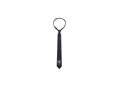 Kith x The New York Yankees Silk Pinstripe Tie "Nocturnal"