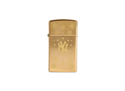 Kith x The New York Yankees Slim Zippo Lighter "Gold"