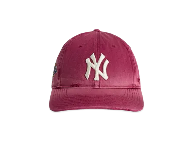 Kith x ‘47 x The New York Yankees Sun Faded Franchise LS Cap "Garnet"