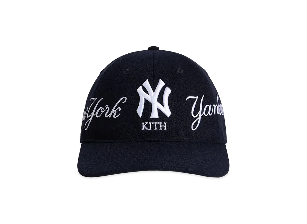 Kith x '47 x The New York Yankees Wool K Clean Up Cap "Nocturnal"