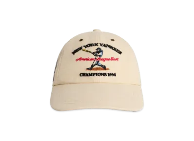 Kith x '47 x The New York Yankees Clean Up Duck Canvas Long Visor Cap "Sandrift"