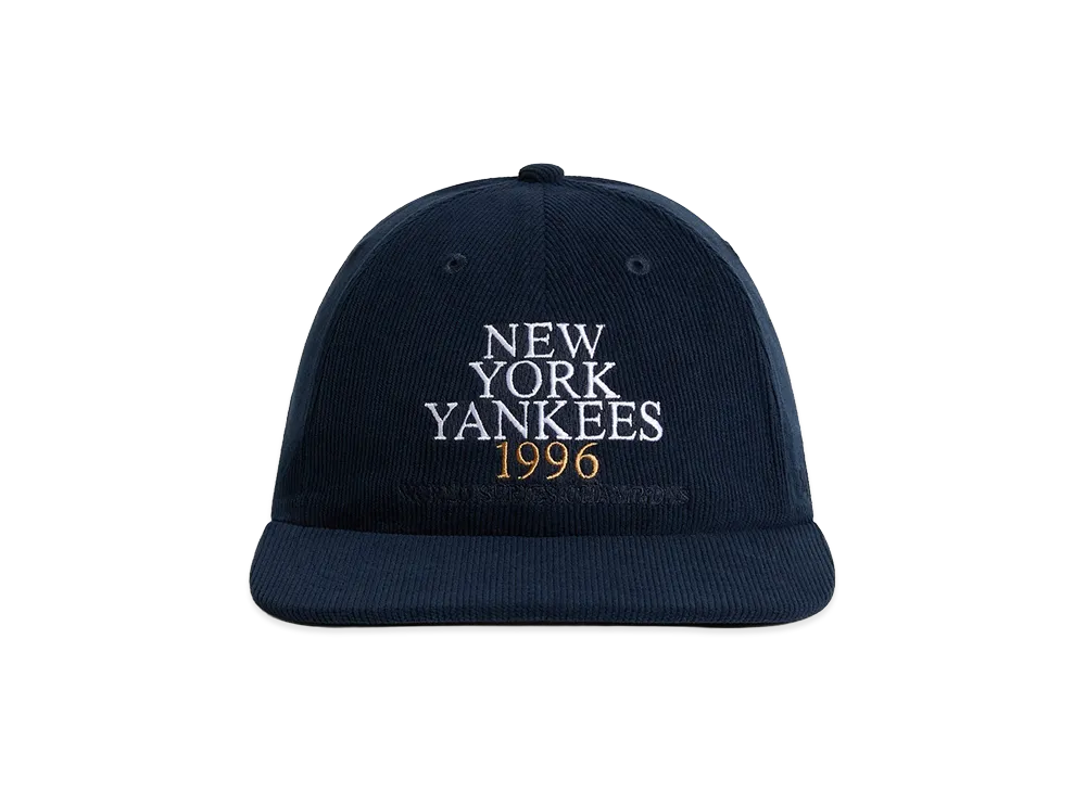Kith x '47 x The New York Yankees Corduroy Curve Clean Up Cap "Nocturnal"