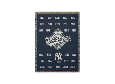 Kith x The New York Yankees World Series Tapestry Blanket "Nocturnal"