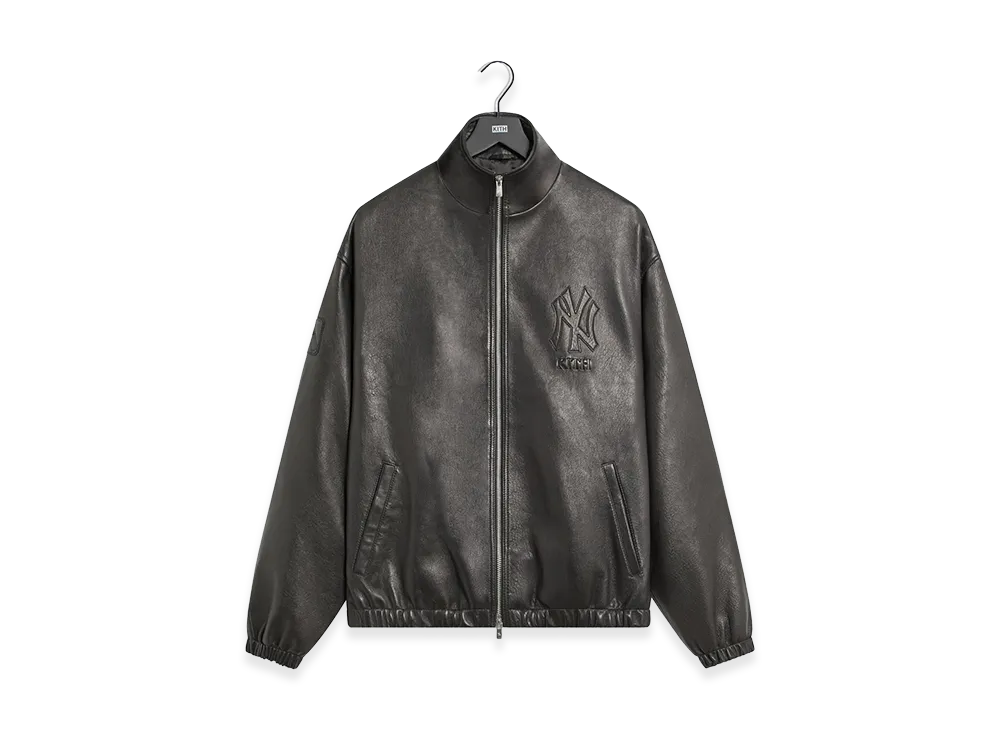 Kith x The New York Yankees Leather Ames Jacket "Black"