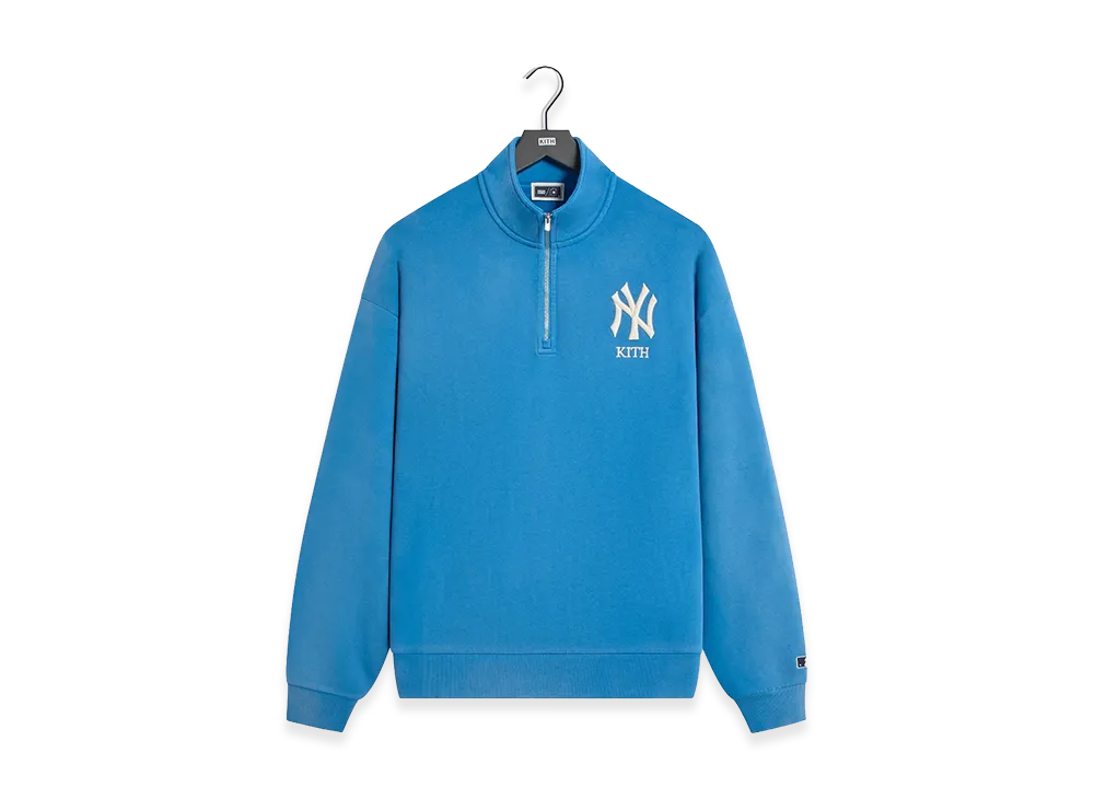 Kith x The New York Yankees Vintage Nelson Quarter Zip "Skylight"