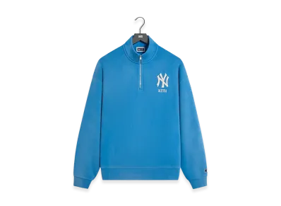 Kith x The New York Yankees Vintage Nelson Quarter Zip "Skylight"