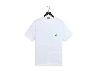 Kith x The New York Yankees Crest Pocket Tee "White"
