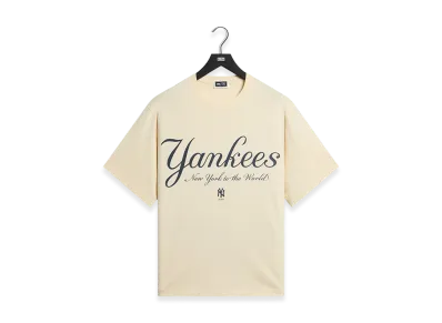 Kith x The New York Yankees Script Vintage Alex Tee "Sandrift"