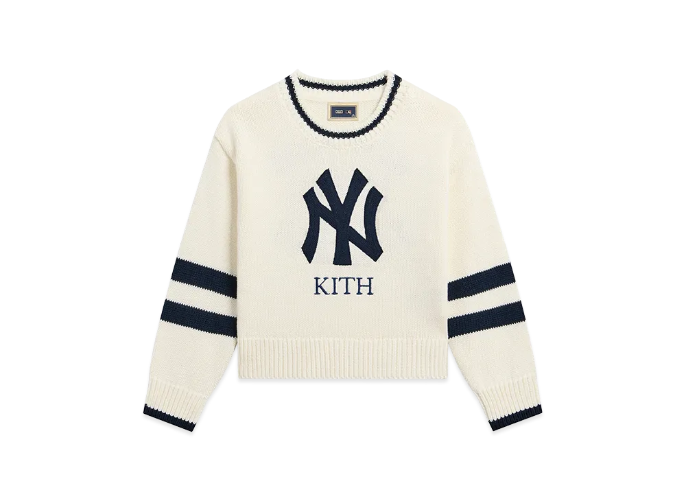 Kith x The New York Kids Yankees Varsity Lewis Sweater "Nocturnal"