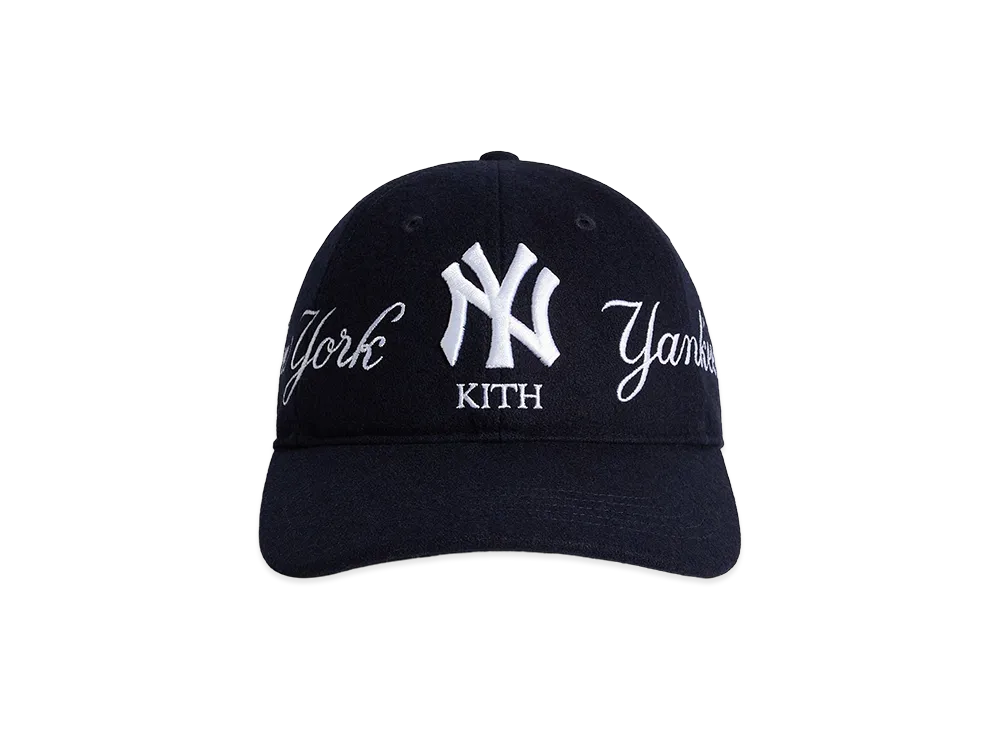Kith x '47 x The New York Yankees Kids Wool Clean Up Cap "Nocturnal"