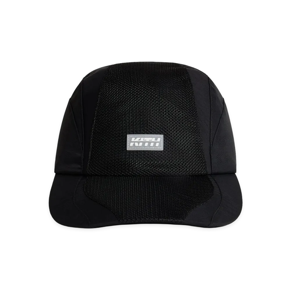 Kith Nylon Mesh Paneled Griffey Camper Hat "Black"