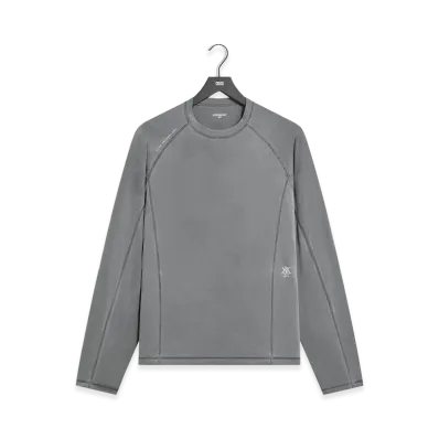 Kith Garment-Dyed Paneled Donovan Tee "Shadow"