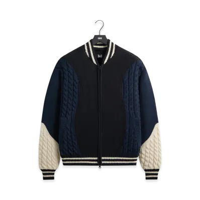 Kith x NEEDLES Wyona Full Zip Sweater "Black"