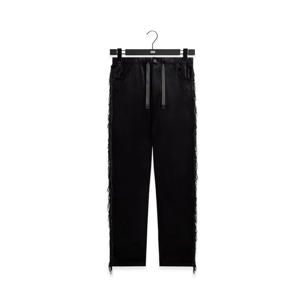 Kith x NEEDLES Ronan Fringe Pant "Black"