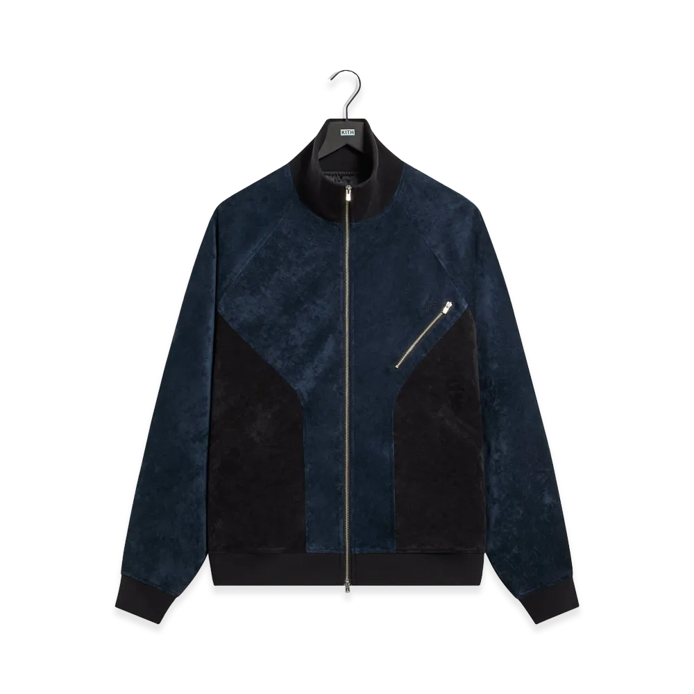 Kith Sueded Velour William Track Jacket "Nocturnal"