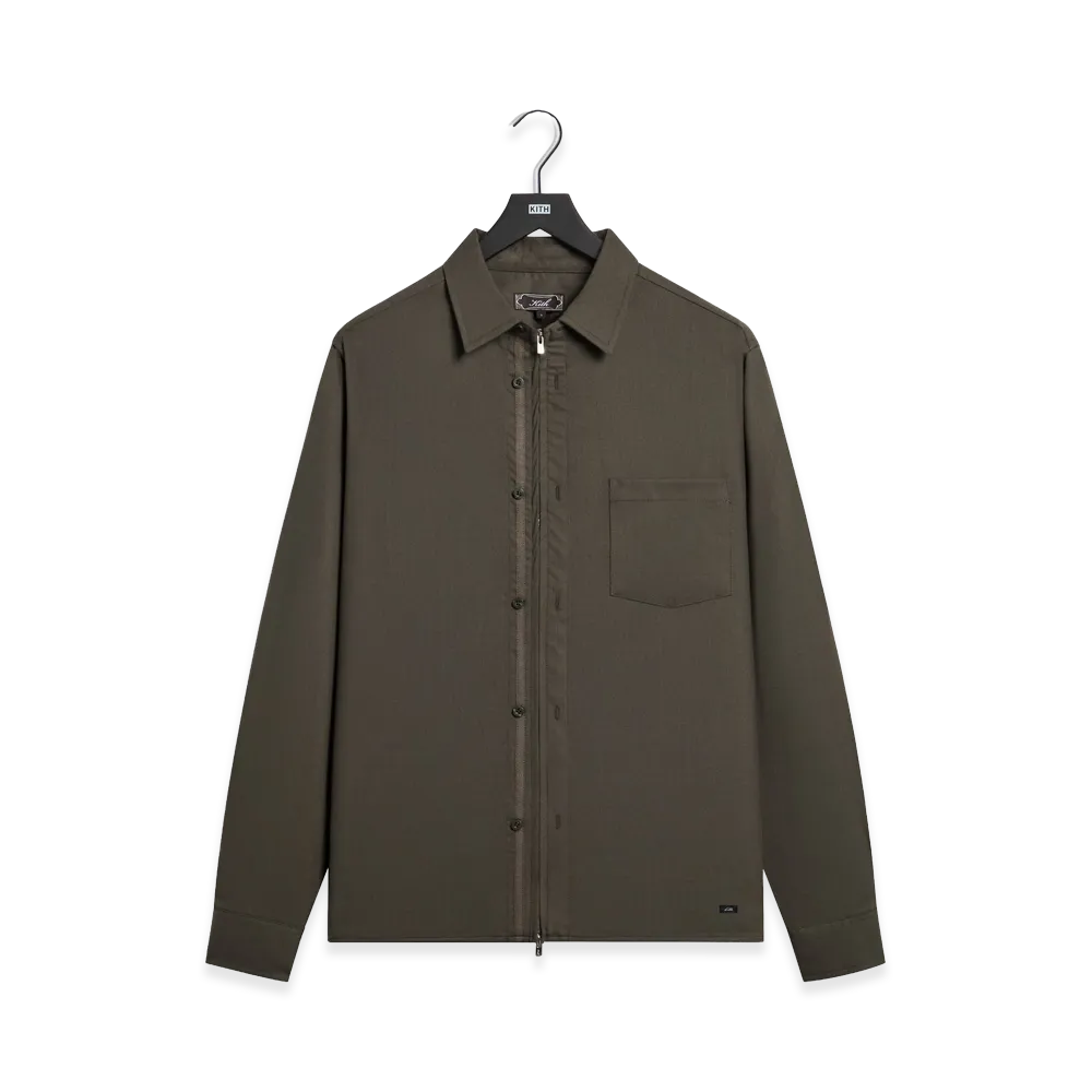 Kith Flannel Lorcan Shirt "Cypress"