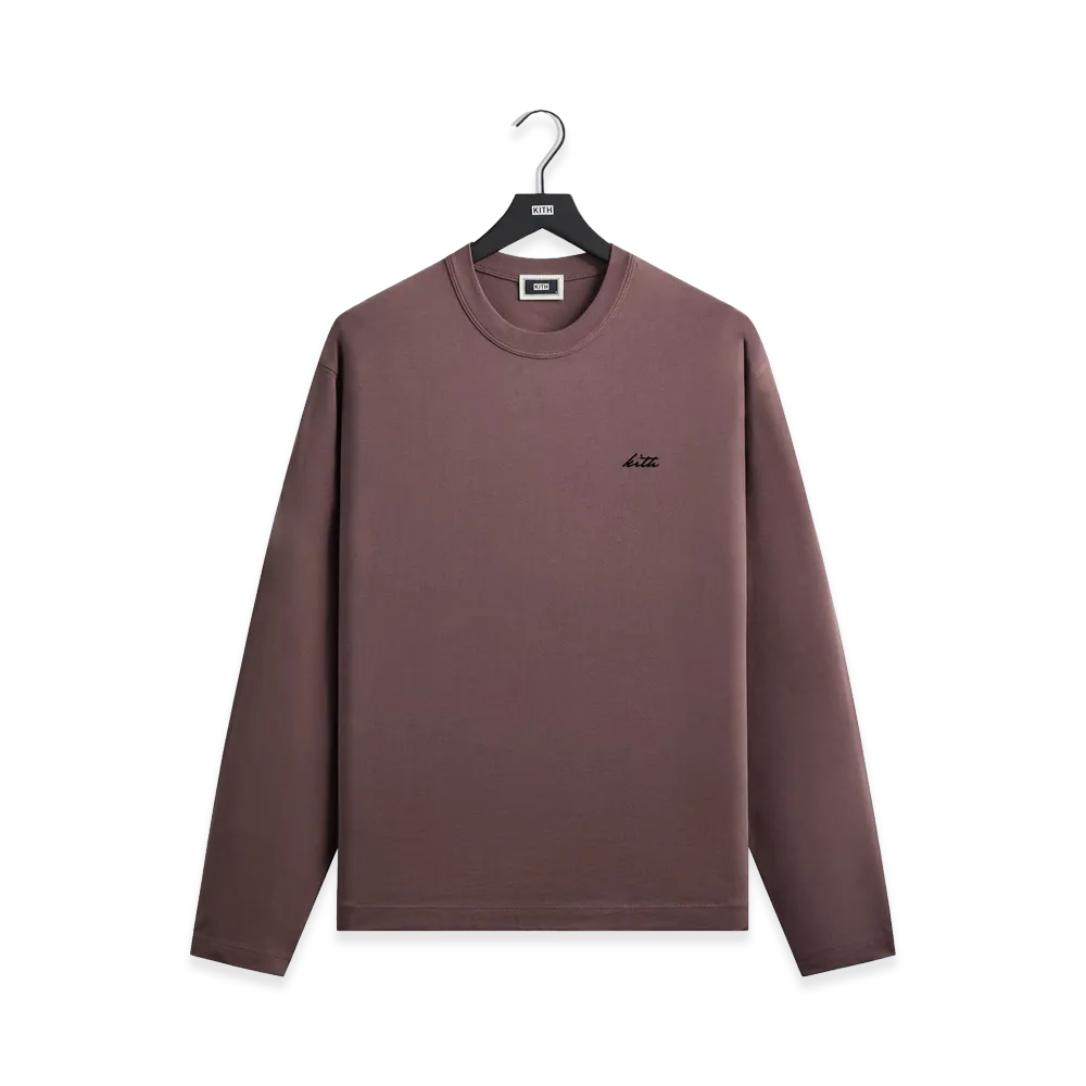 Kith Long Sleeve Alex Boxy Tee "MATRIX"