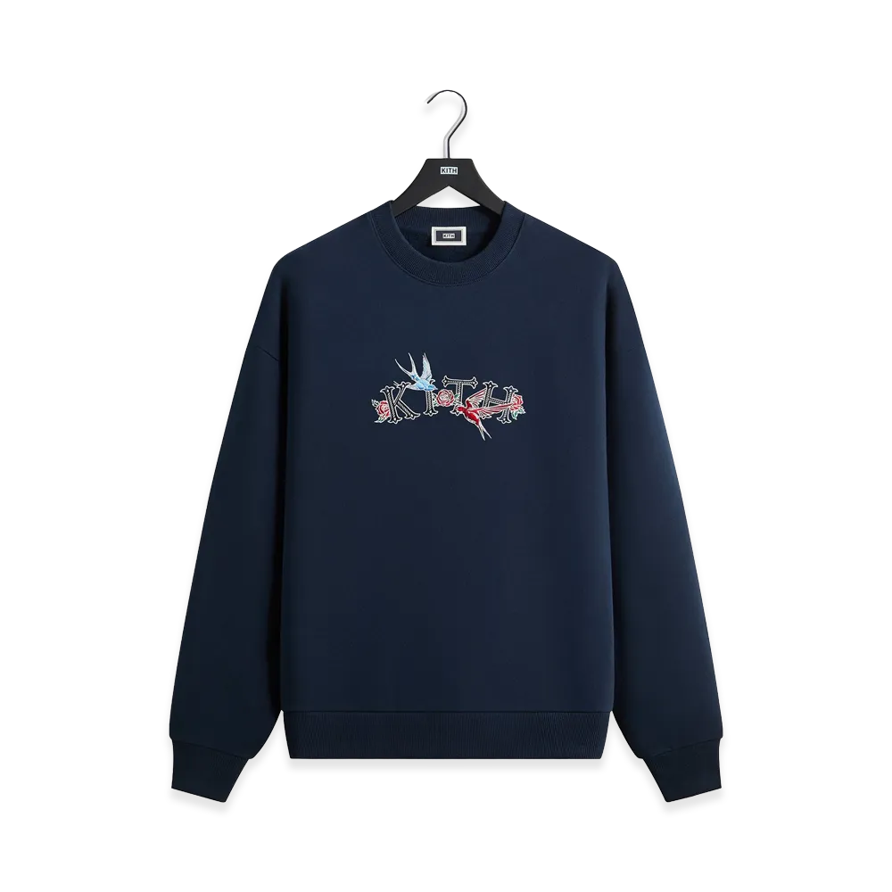 Kith Swallow Rose Nelson Crewneck "Nocturnal"