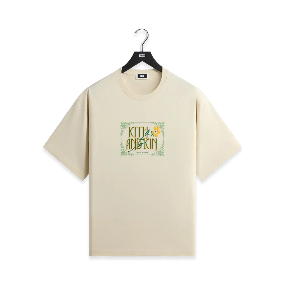 Kith Folk Bloom Alex Boxy Tee "Waffle"