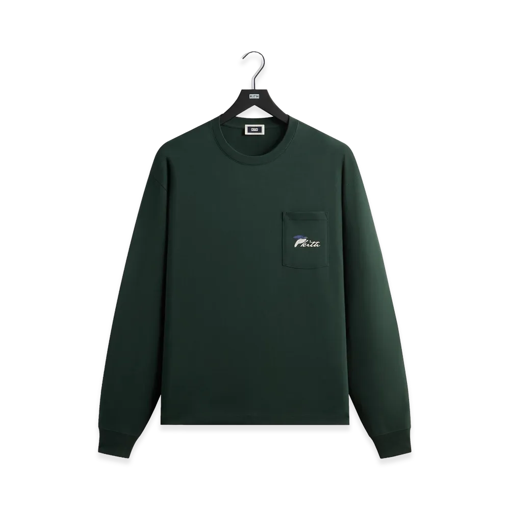Kith Winter Tailbird Long Sleeve Pocket Tee "Stadium"