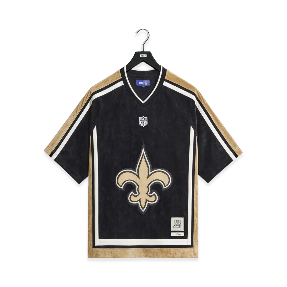 Kith x NFL for the New Orleans Saints Leon Shirt "Black"