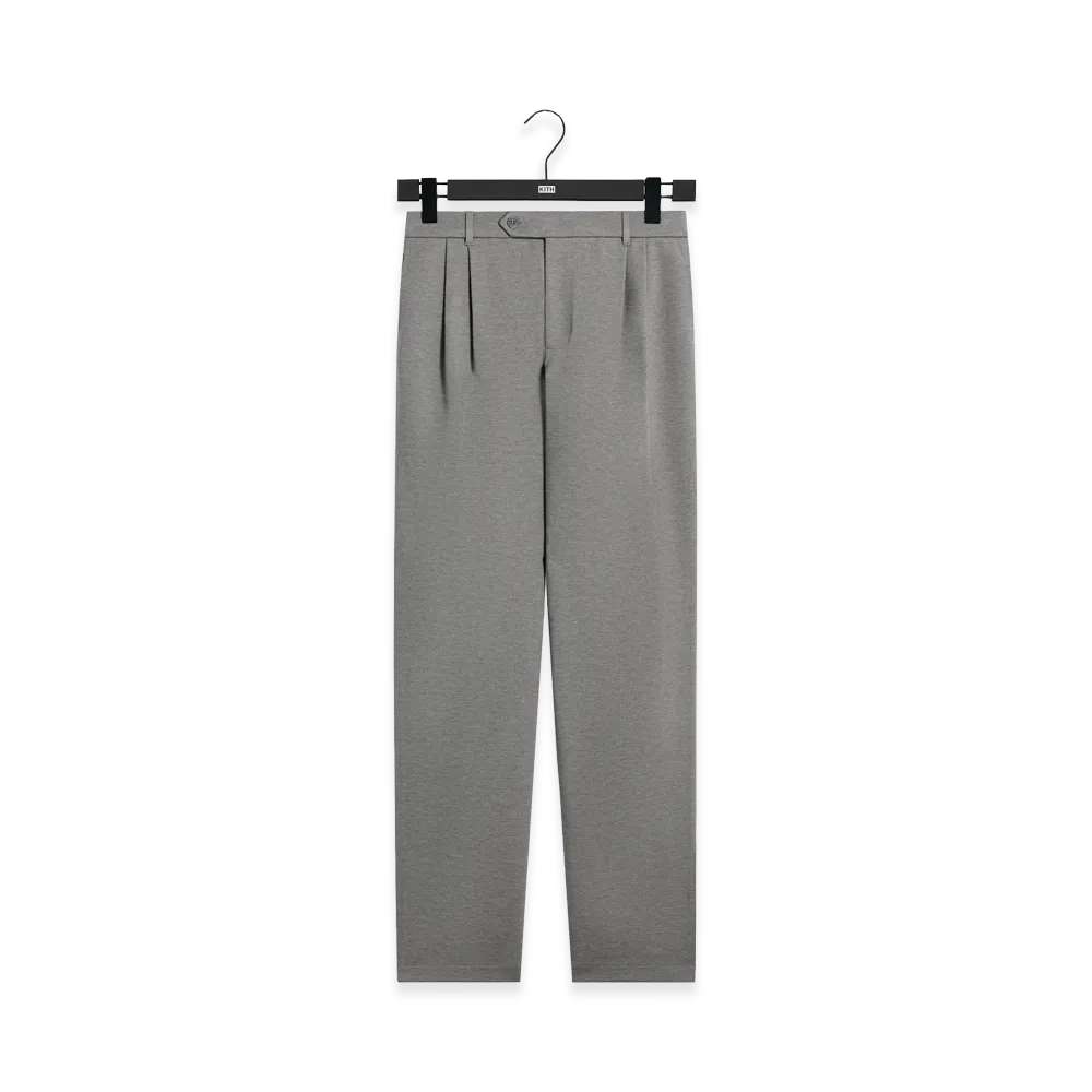 Kith Ponte Tyler Pant "Medium Heather Grey"
