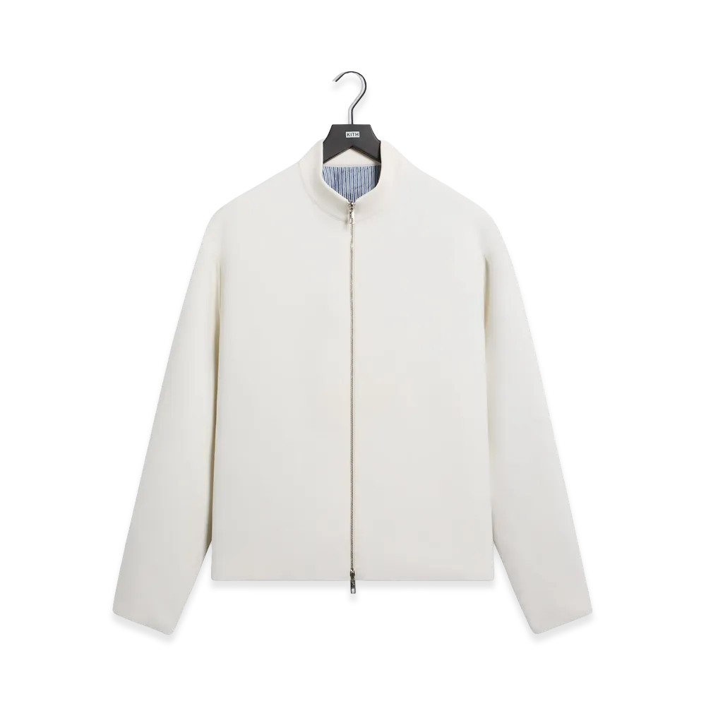 Kith x Giorgio Armani Reversible Sweater Blouson Jacket "Sandrift"
