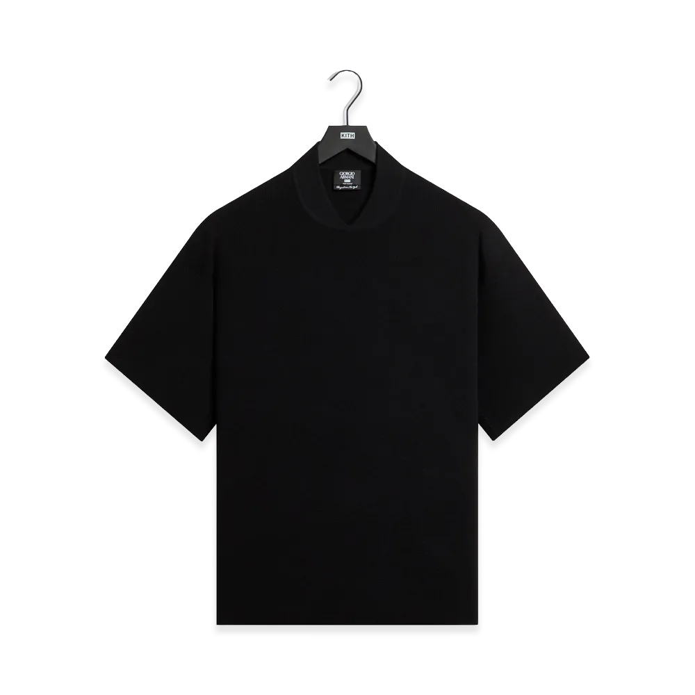 Kith x Giorgio Armani Mock Neck Sweater "Black"