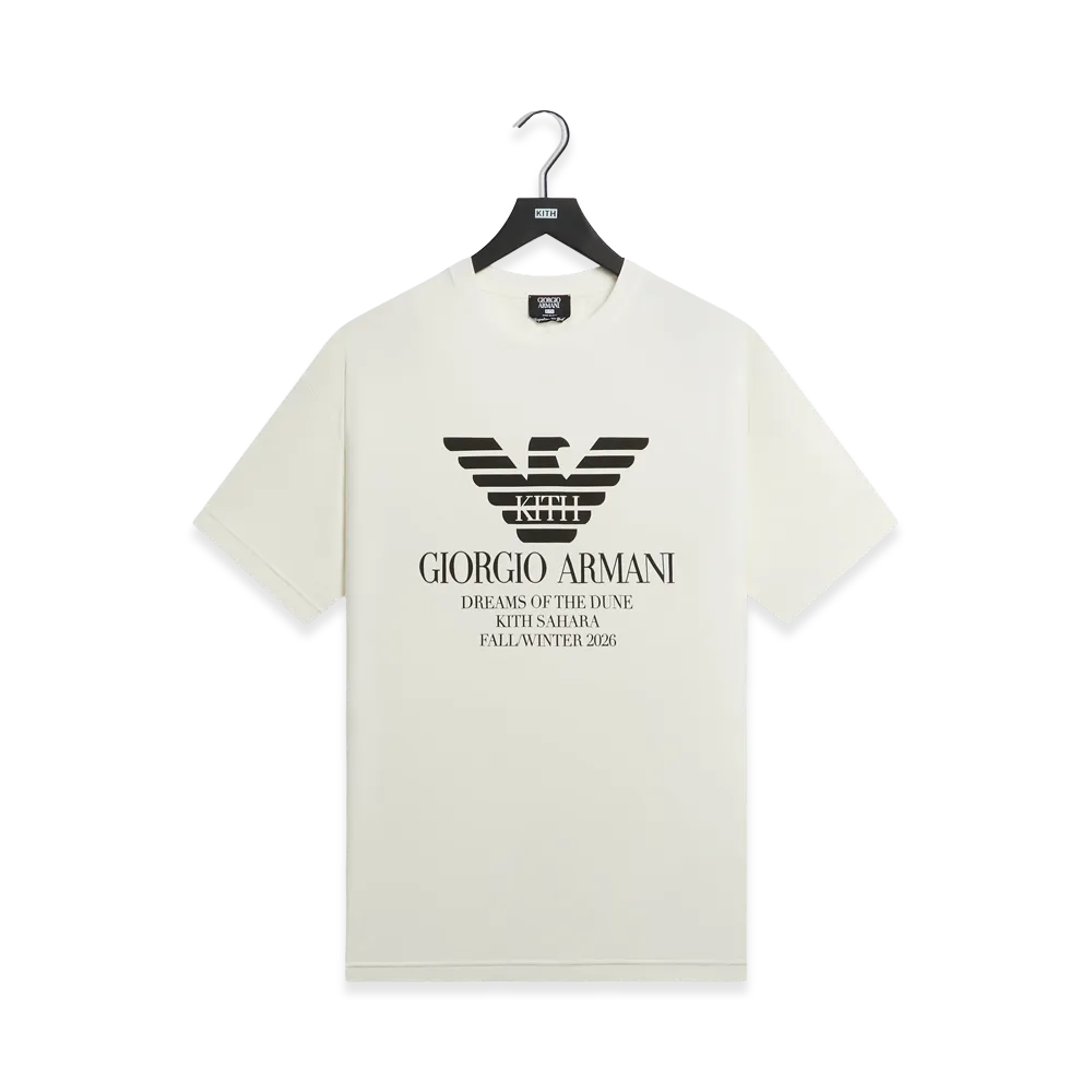 Kith x Giorgio Armani Tee "White"