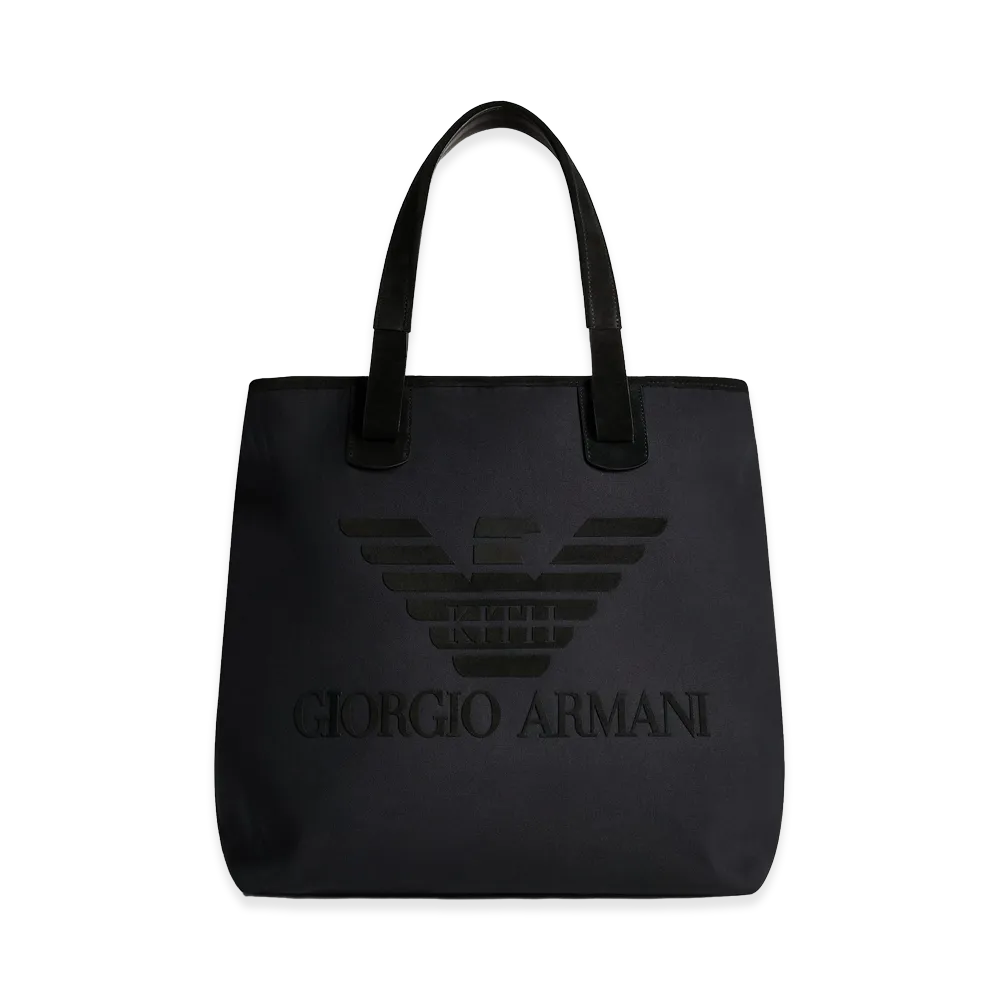 Kith x Giorgio Armani Tote Bag "Nero"