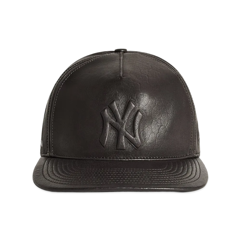 Kith x Giorgio Armani & Ronnie Fieg for '47 Soft Leather SL Hitch Cap "Black"