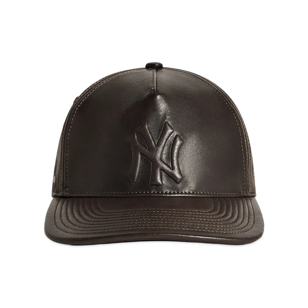 Kith x Giorgio Armani & Ronnie Fieg for '47 Soft Leather SL Hitch Cap "Cacao"