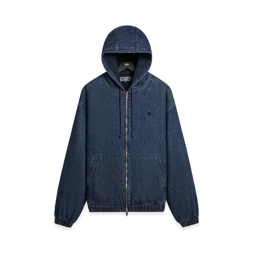 Kith Fleece Lined Denim Nyx Jacket "Indigo"