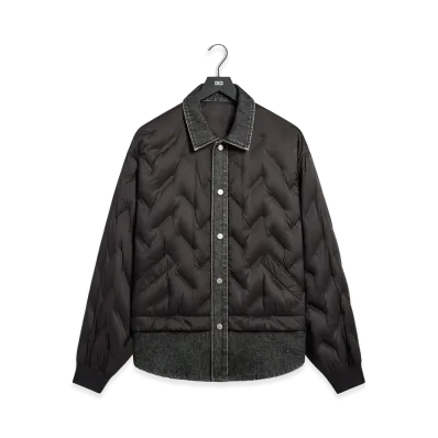 Kith Quilted Denim Gertie Shirt "Black"