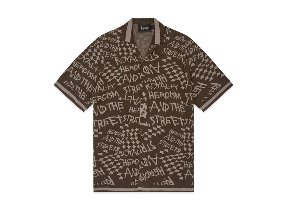 KSUBI Heroism Knit Resort SS Shirt Java "Java"